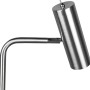 Moderne Trio LED-Stehleuchte Marley in Nickel matt, Detailansicht.