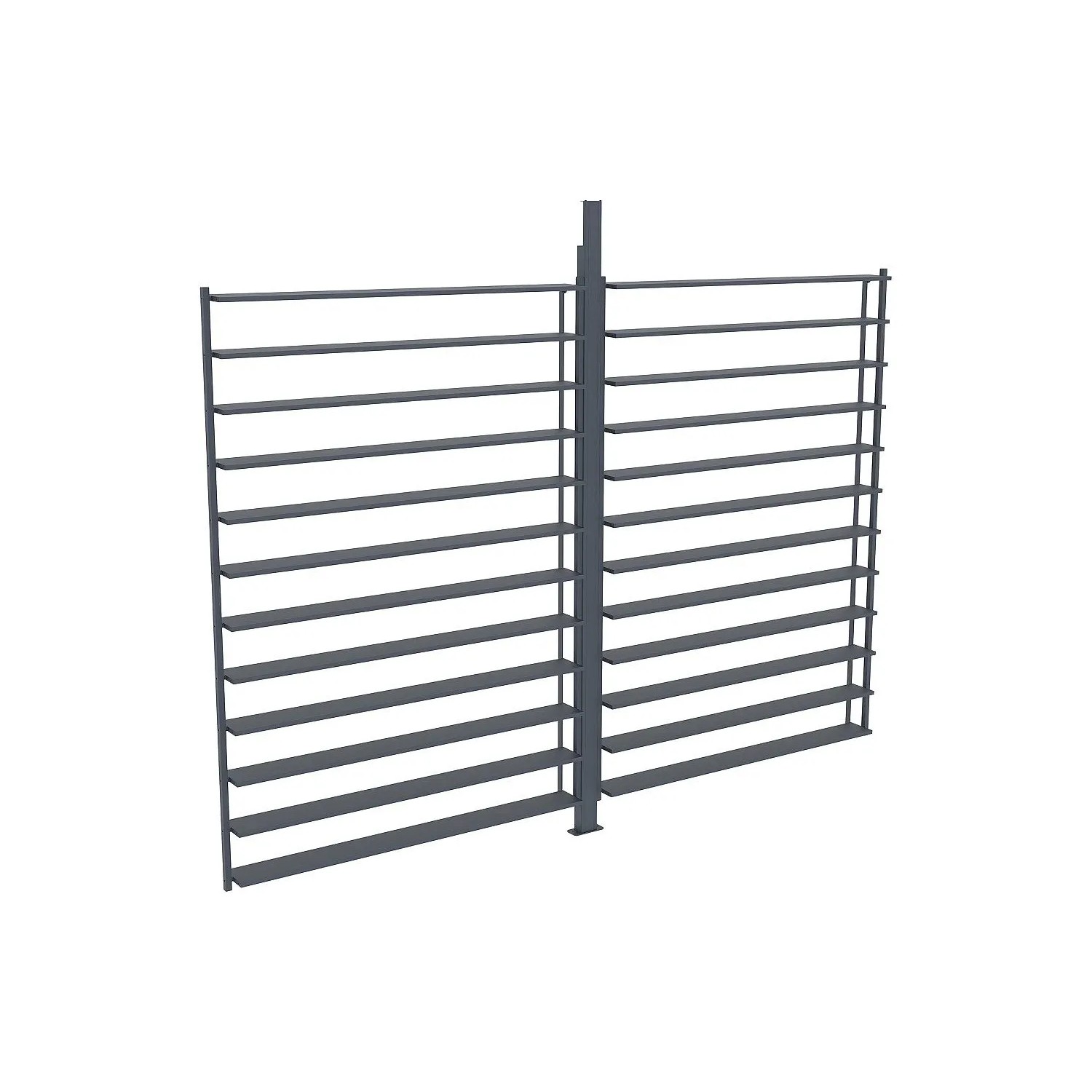 Vente-unique Zubehör Für Terrassenüberdachung  Pergola Und Pavillon Bolsena Anthrazitgrau 278 cm