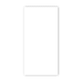 Walllux Duschrückwand Weiss Alu-Verbund 3 mm 125 x 255 cm