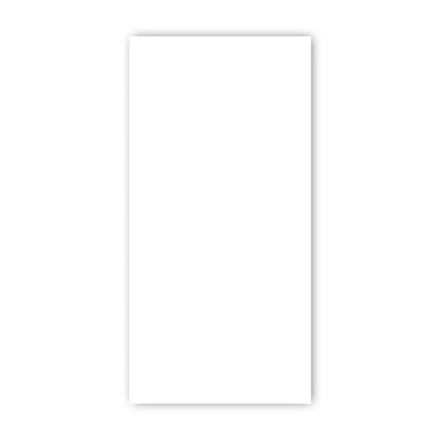 Walllux Duschrückwand Weiss Alu-Verbund 3 mm 125 x 255 cm