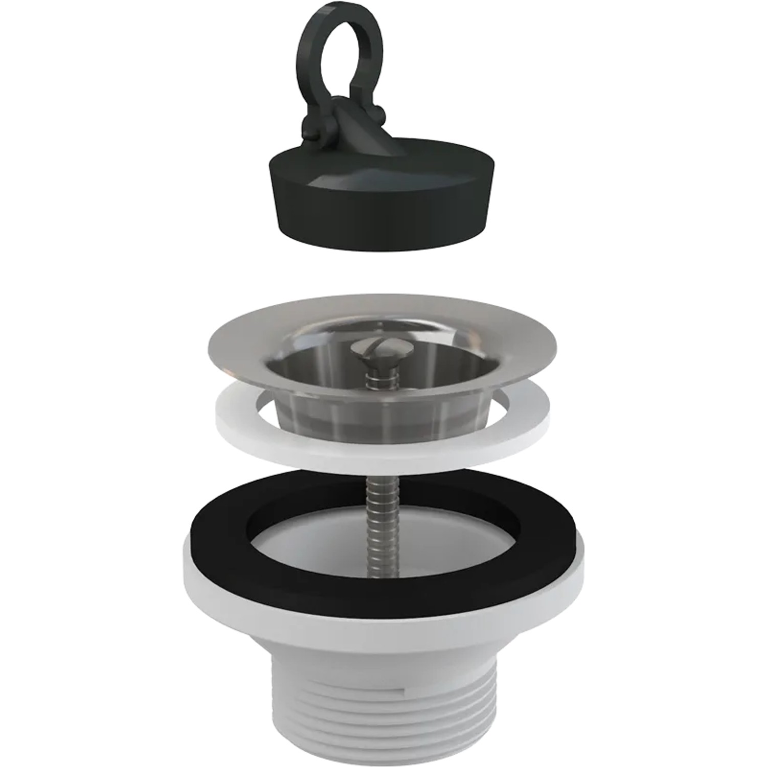 Alcadrain Ablaufventil für Waschbecken 5/4 Zoll mit Edelstahlgitter DN63