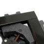 Robuster schwarzer Winkelschraubstock aus Gusseisen für präzise 90°-Winkelarbeiten, 75mm Spanntiefe.