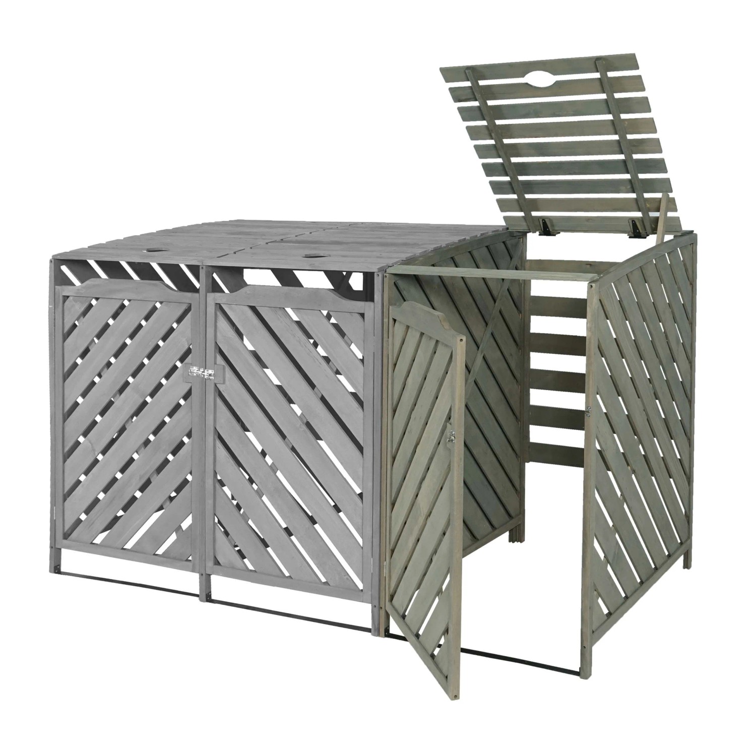 Proregal XL 1er-/2er-Mülltonnenverkleidung Erweiterung HxBxT 120x68x98 cm G günstig online kaufen