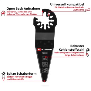 Einhell Schabermesser HCS Spitz
