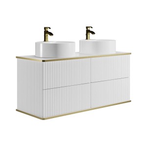 Vente-unique Badmöbel-Set Keliza Weiß 120 cm