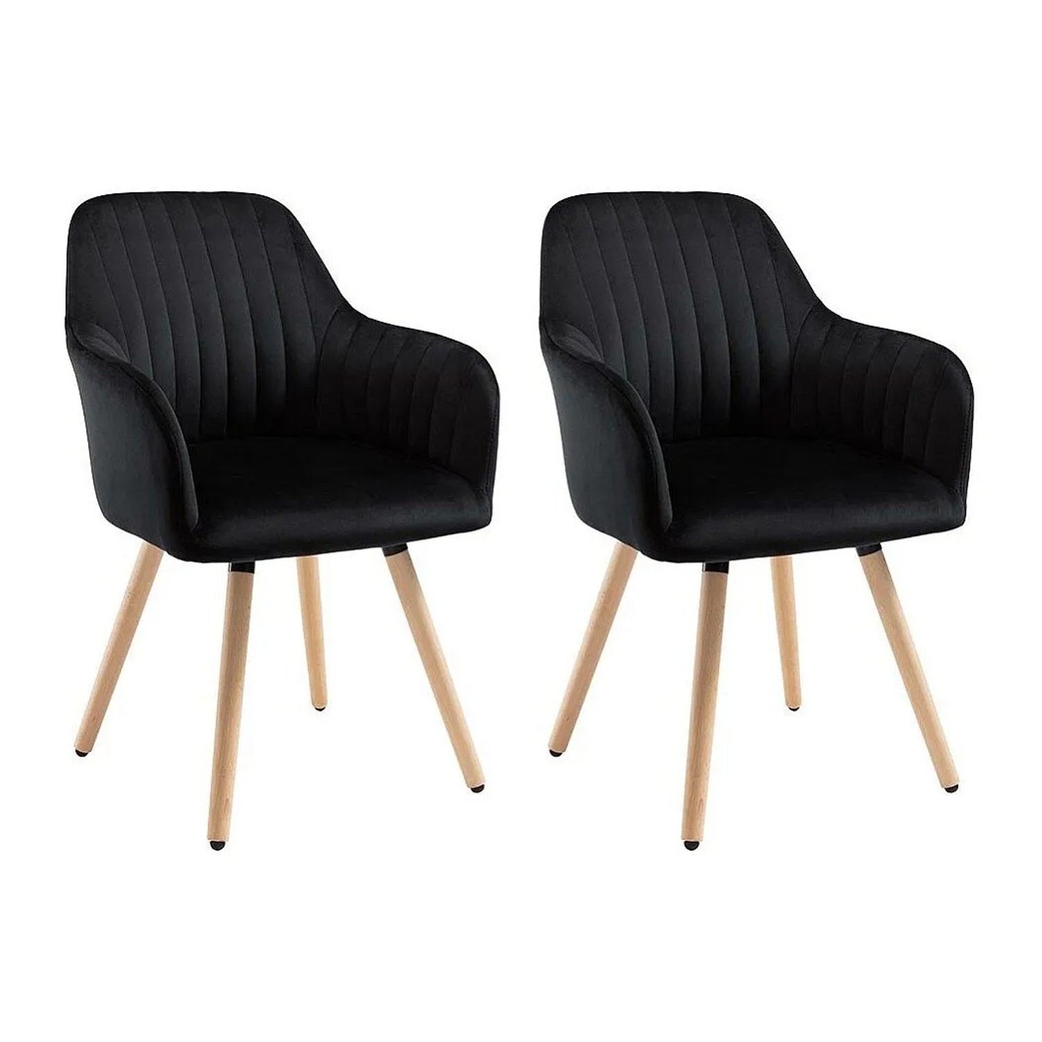 Vente-unique Stuhl Eleana Schwarz 56 cm