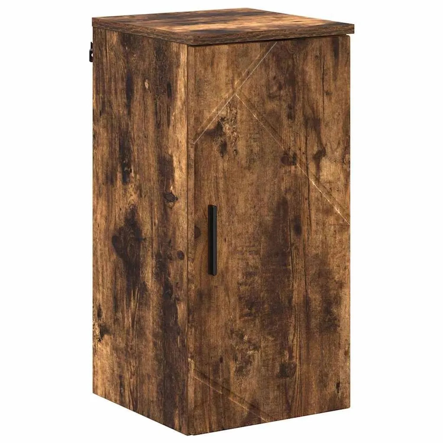 vidaXL Badezimmerschrank mit Tür Geräucherte Eiche 30 x 31,5 x 61 cm 883349 günstig online kaufen