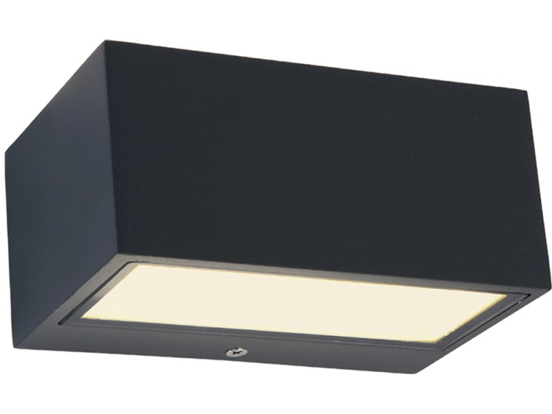 cm x 14 Lutec kaufen bei 6,5 x Anthrazit cm 8,9 LED-Außenwandleuchte 2-flammig Gemini OBI cm