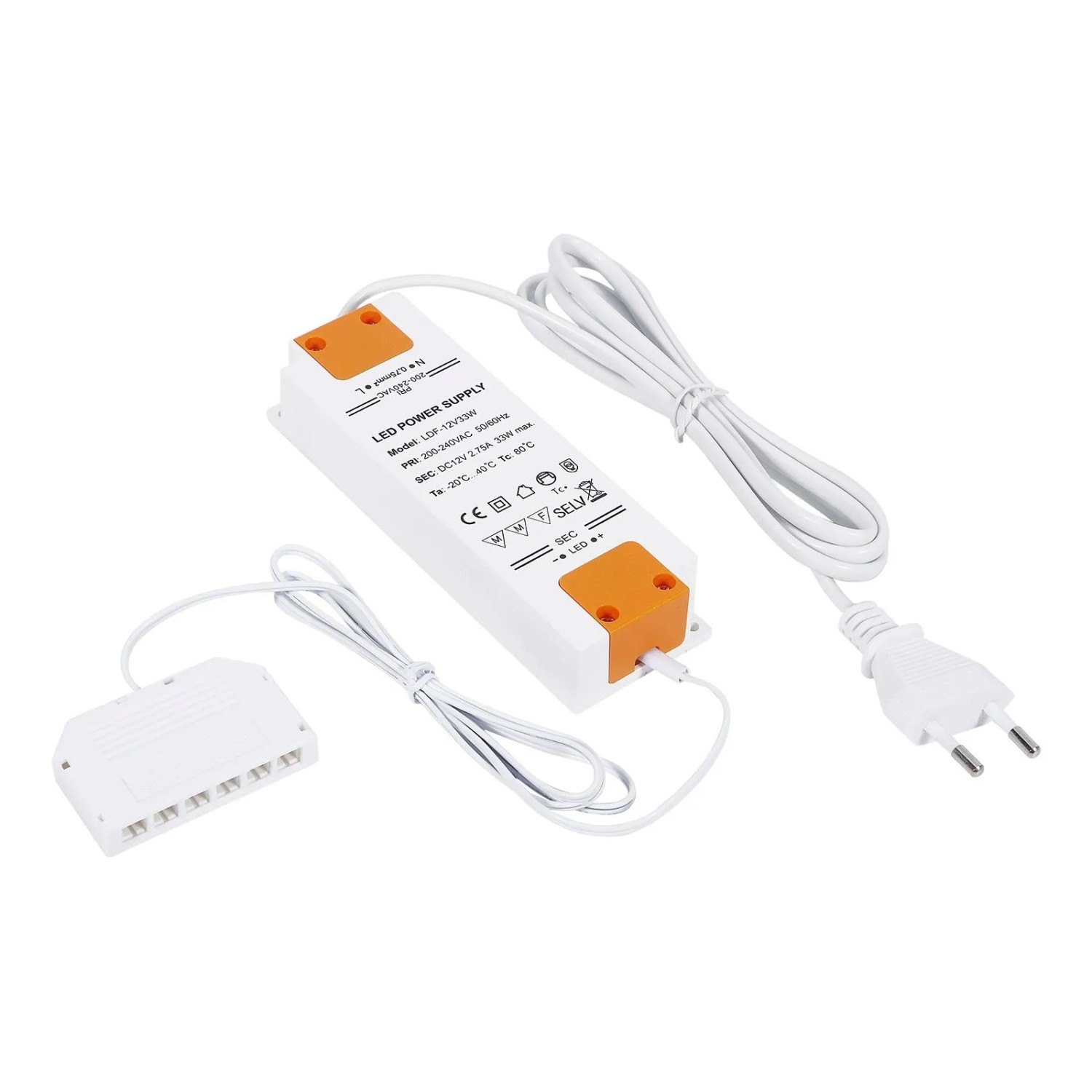 SOTECH LED Transformator 12 VDC 33W Netzgerät mit 6-Fach Verteiler