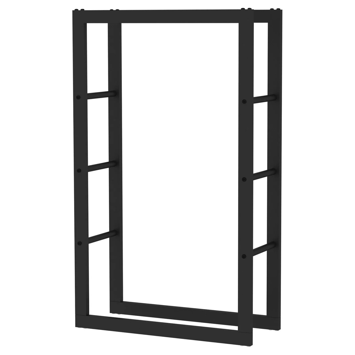 Toboli Kaminholzregal 100X25X60Cm Metall Kaminholzständer Innen Außen Brennholz