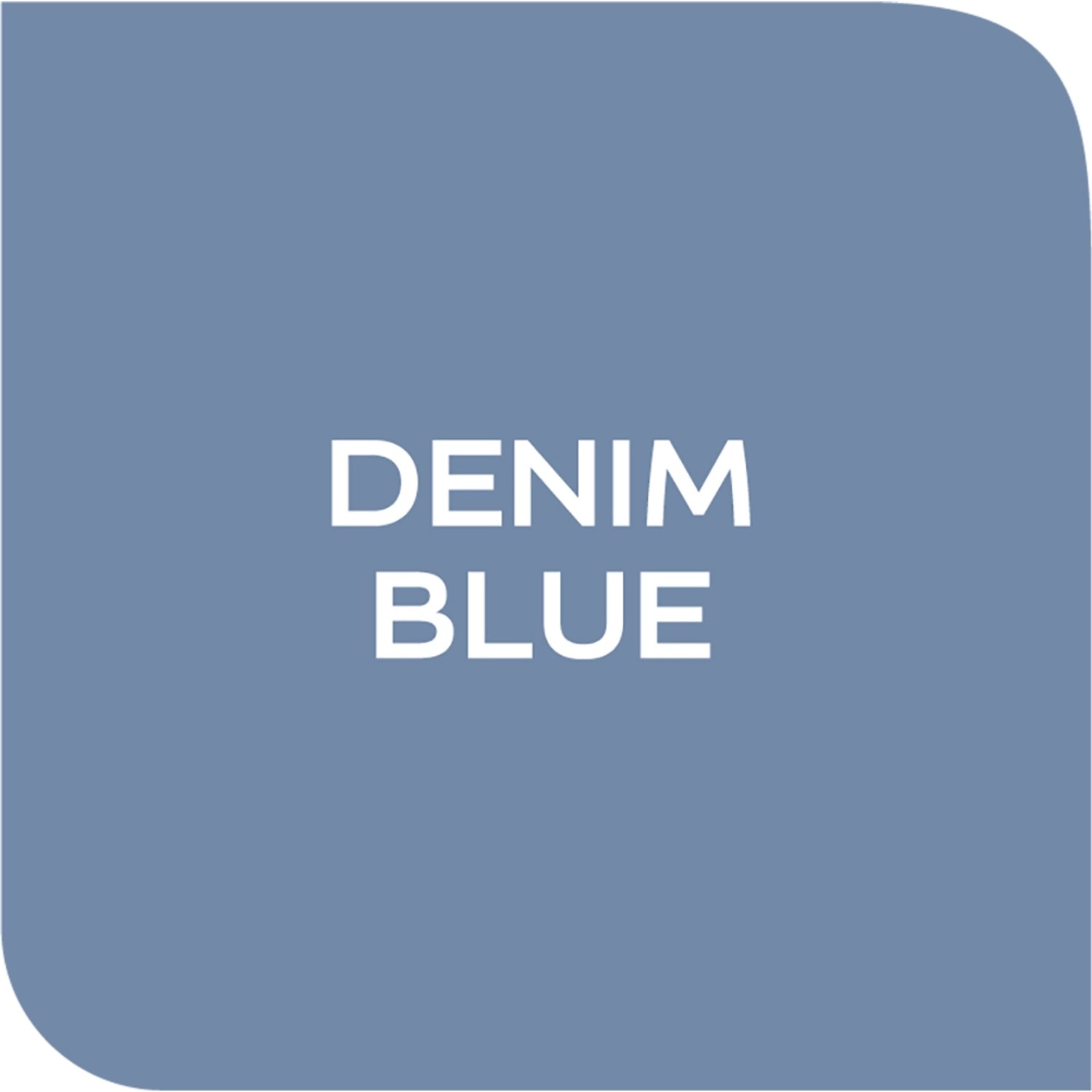 Farbmuster Dulux Fresh Up Fliesenlack Satin Denim Blue