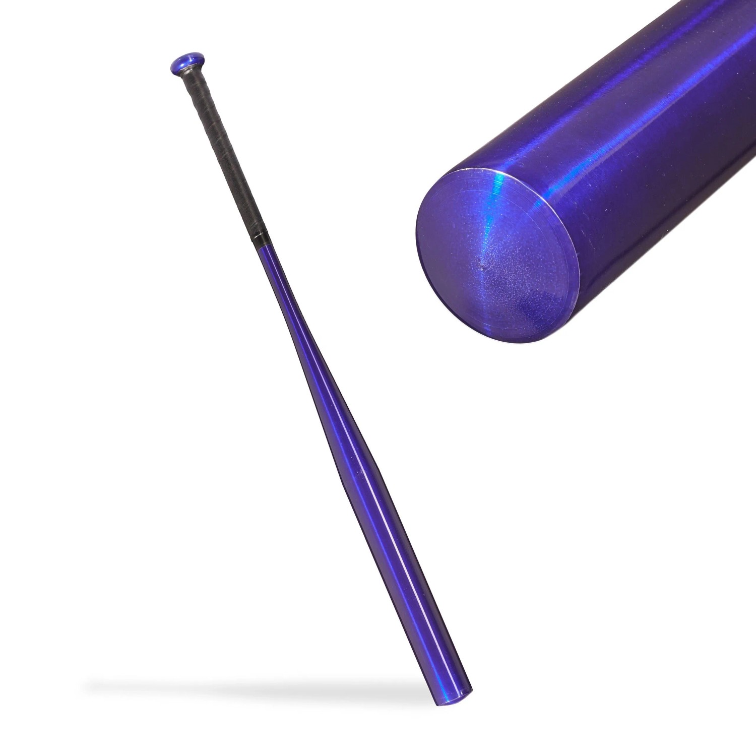 Relaxdays Baseballschläger Aluminium Blau Rutschfest 86 cm x 5 cm 0,42 kg