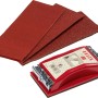 Handschleif-Set, 21-teilig mit Schleifblock und Schleifpapier in verschiedenen Körnungen.