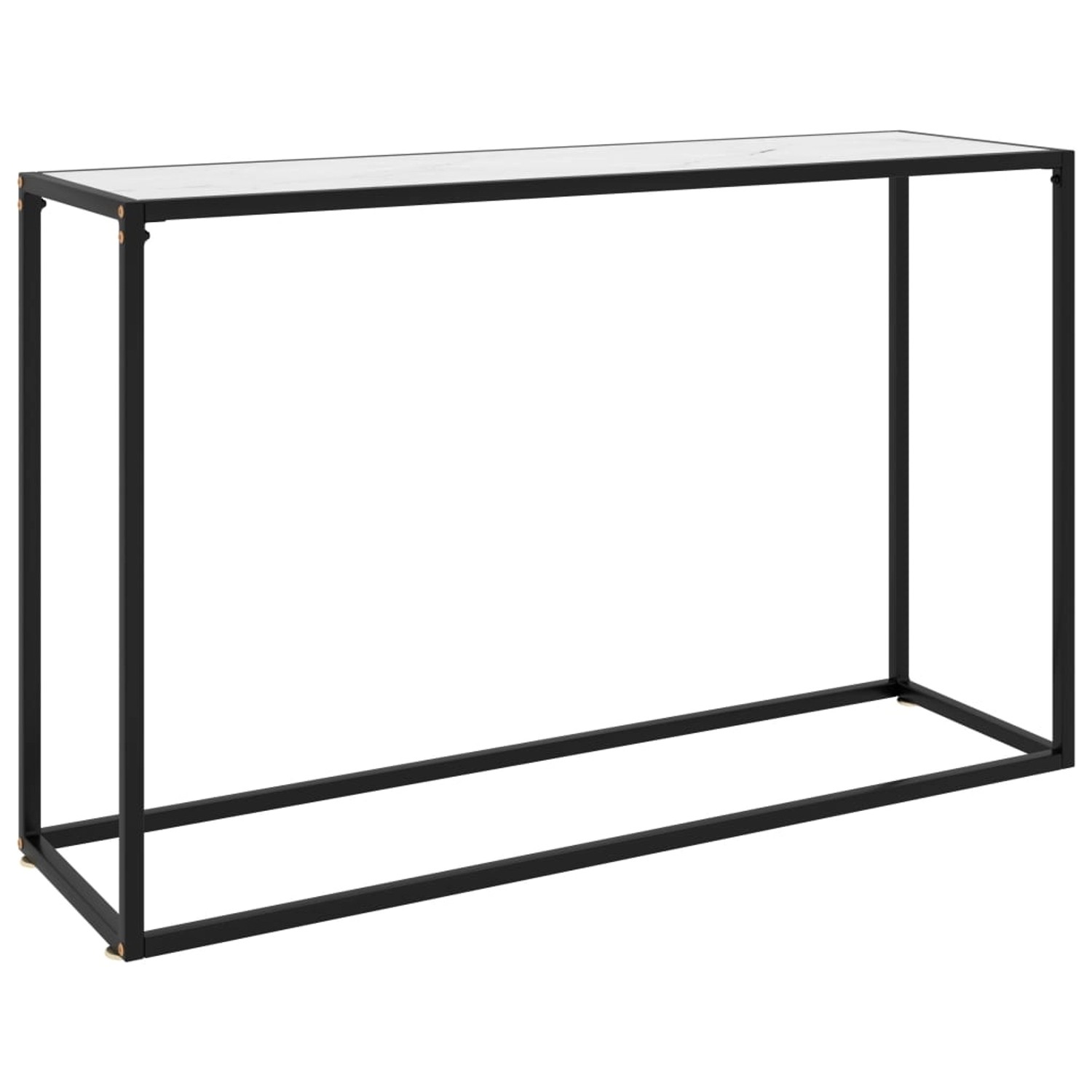 vidaXL Konsolentisch Weiß 120x35x75 cm Hartglas 322817 günstig online kaufen