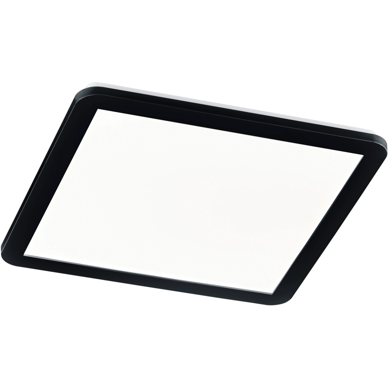 Trio LED-Deckenleuchte Camilla 30 mm x 400 mm x 400 mm Schwarz Matt