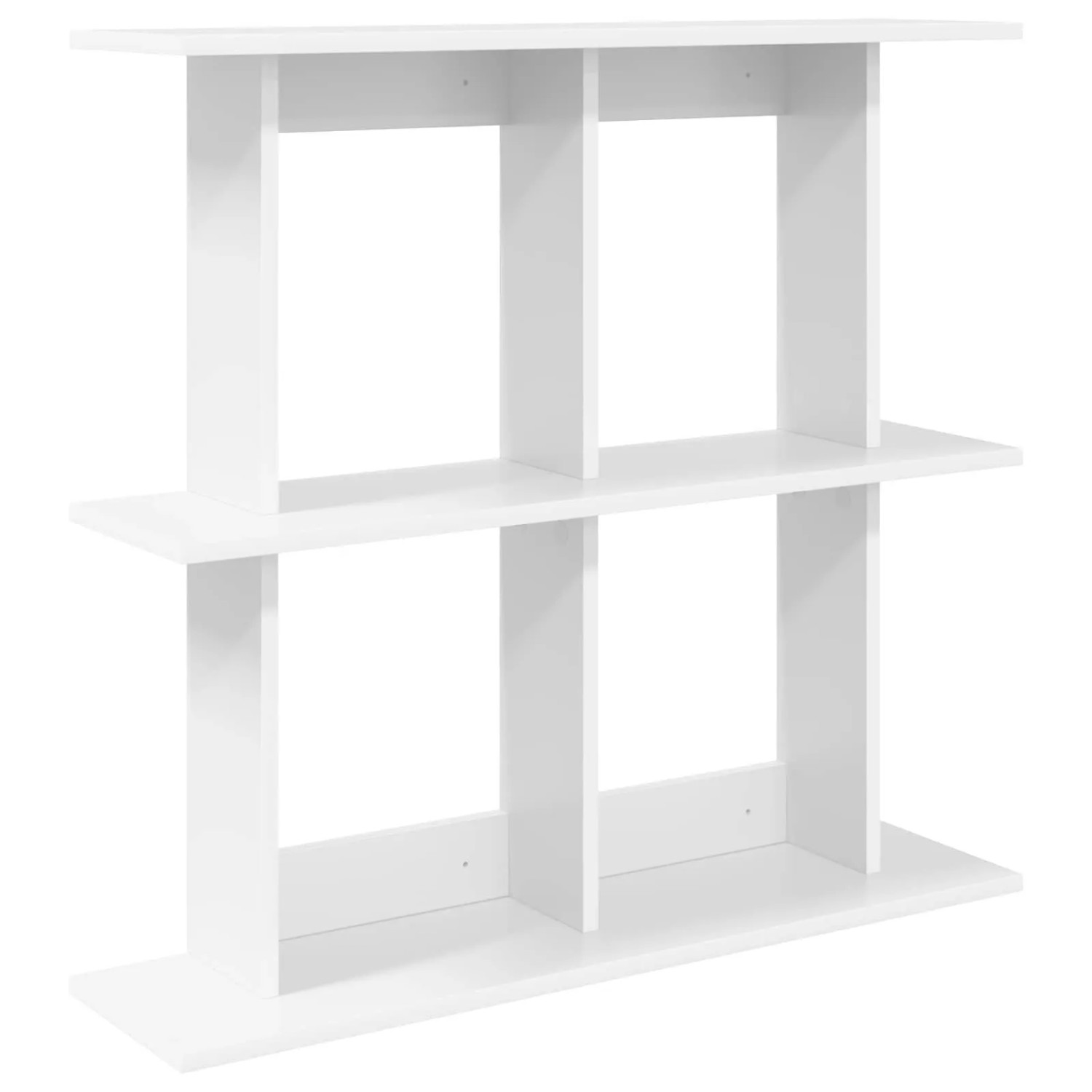 vidaXL Wandregal Wandhalterung Weiß 80 x 20 x 75 cm Holzwerkstoff 8012076