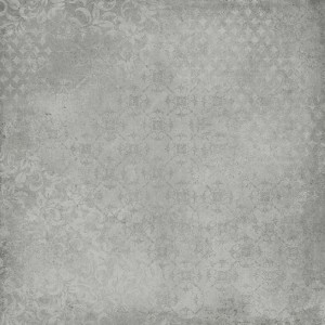 Feinsteinzeug Bodenfliese Stormy Grau, 59,8x59,8 cm, mit dezentem Muster in Betonoptik.