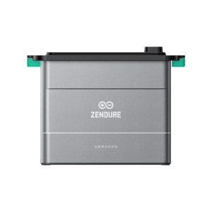 Zendure Solarflow AB2000X LiFePO4 Batterie 1920Wh für Balkonkraftwerk, graues Gehäuse.