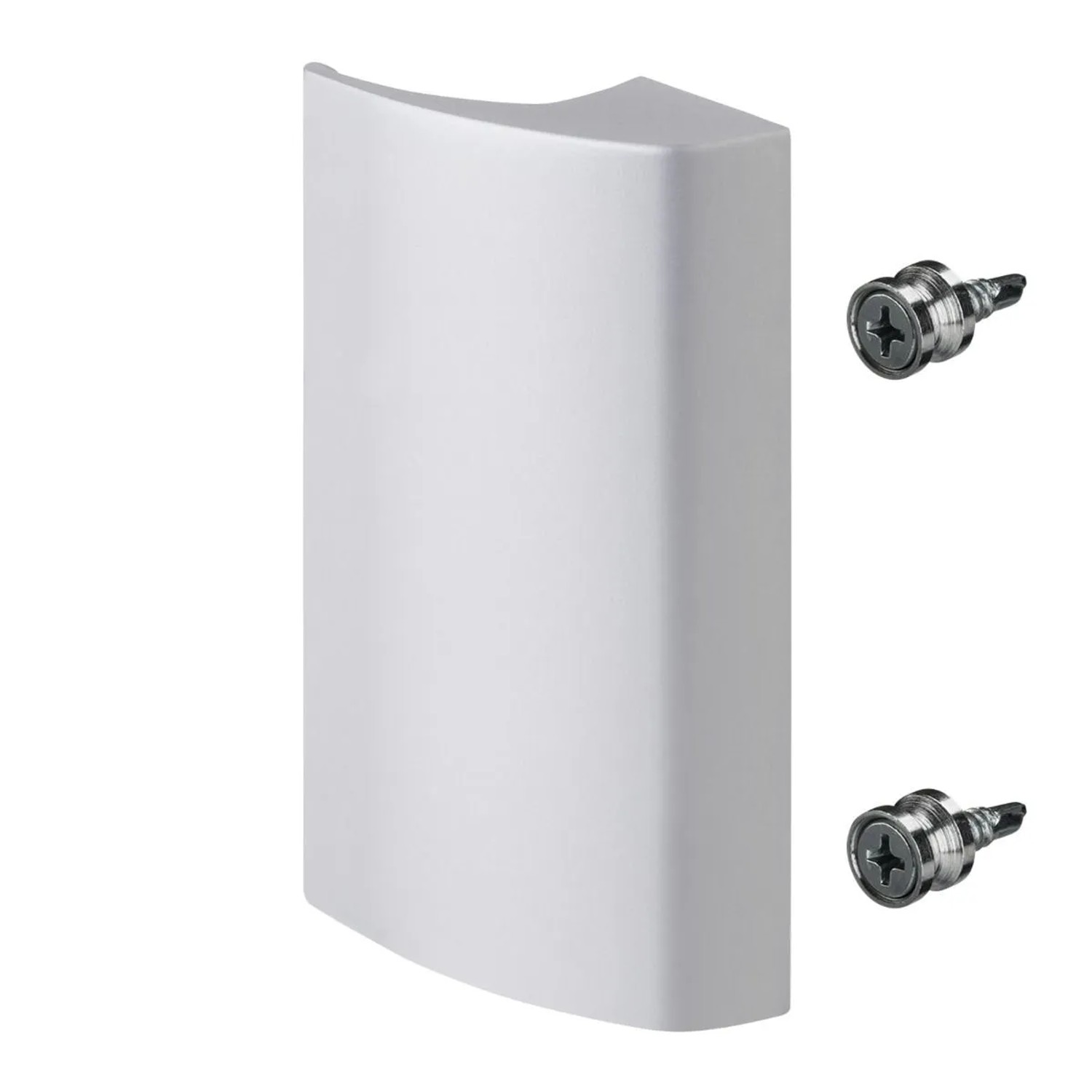 SOTECH Balkontürgriff SEJA II Alu Eloxiert 85 x 40 x 20 mm BA 48 mm Aluminium Verdeckte Verschraubung