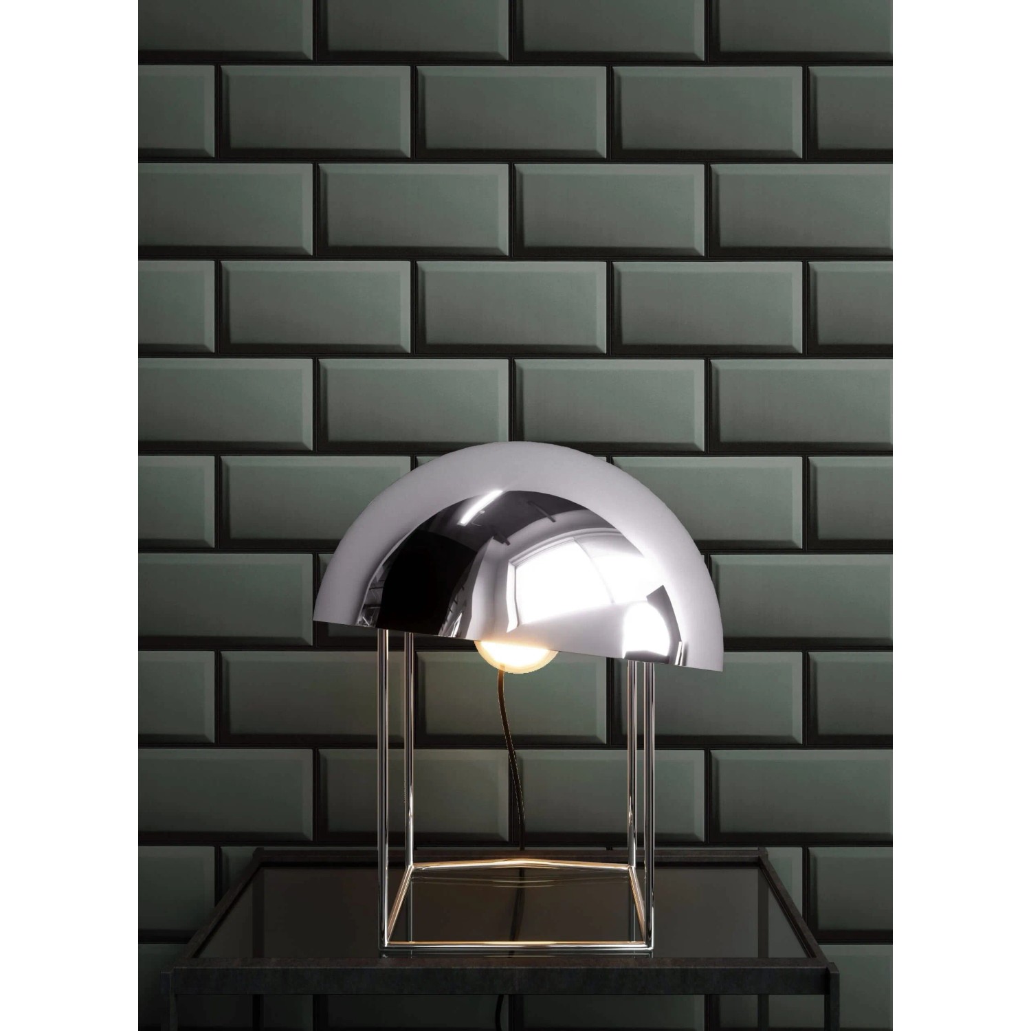 Newroom Vliestapete Akina Gray Fliesen Retro FSC®_3