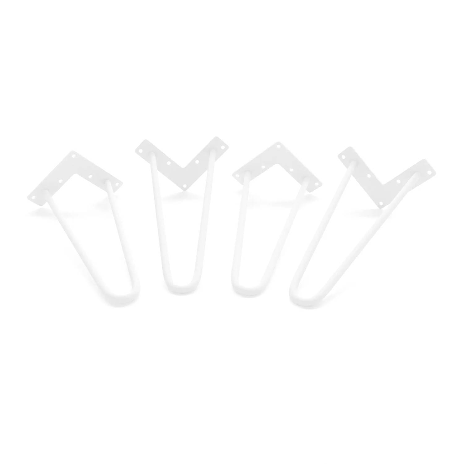 HEVVA Möbelfüße NEAPEL 30 cm Hoch 4er Set Weiß