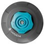 Gardena Versenkregner SD80 für Sprinkler-Systeme, Aufsicht mit blauem Einstellknopf.