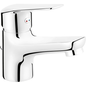 baliv Waschtischarmatur WT-390 in Chrom, Einhebelmischer für Waschbecken.