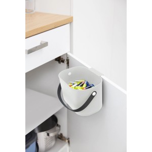 Rotho Bioabfallbehälter Albula 3,2 l Weiß