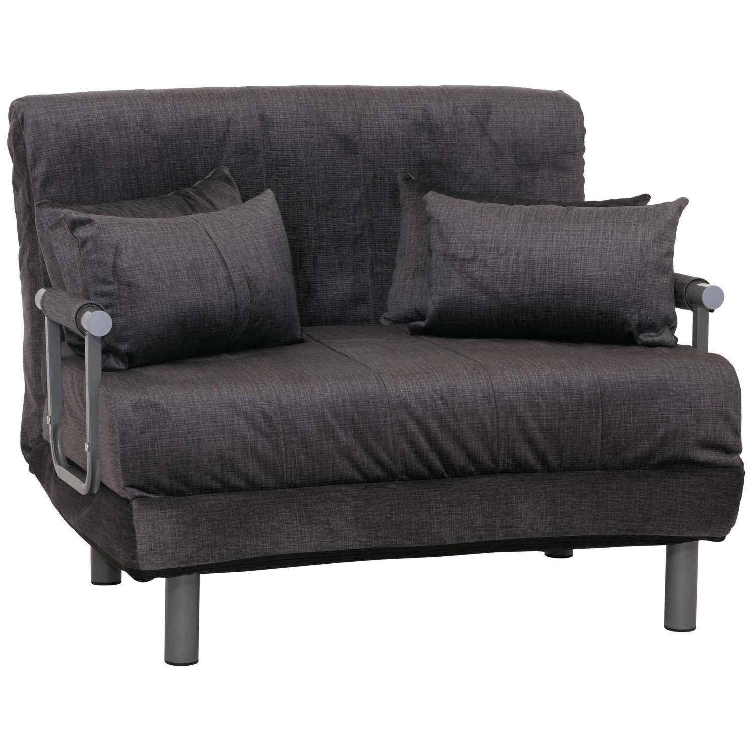 MCW Schlafsessel K29 Stoff Chenille 370g/m² Dunkelgrau
