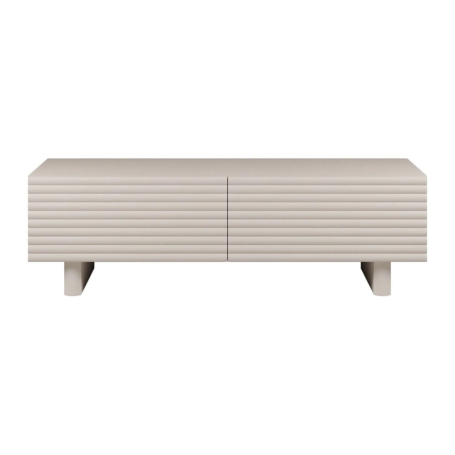 Vente-unique Tv-Board Ludima Beige 150 cm