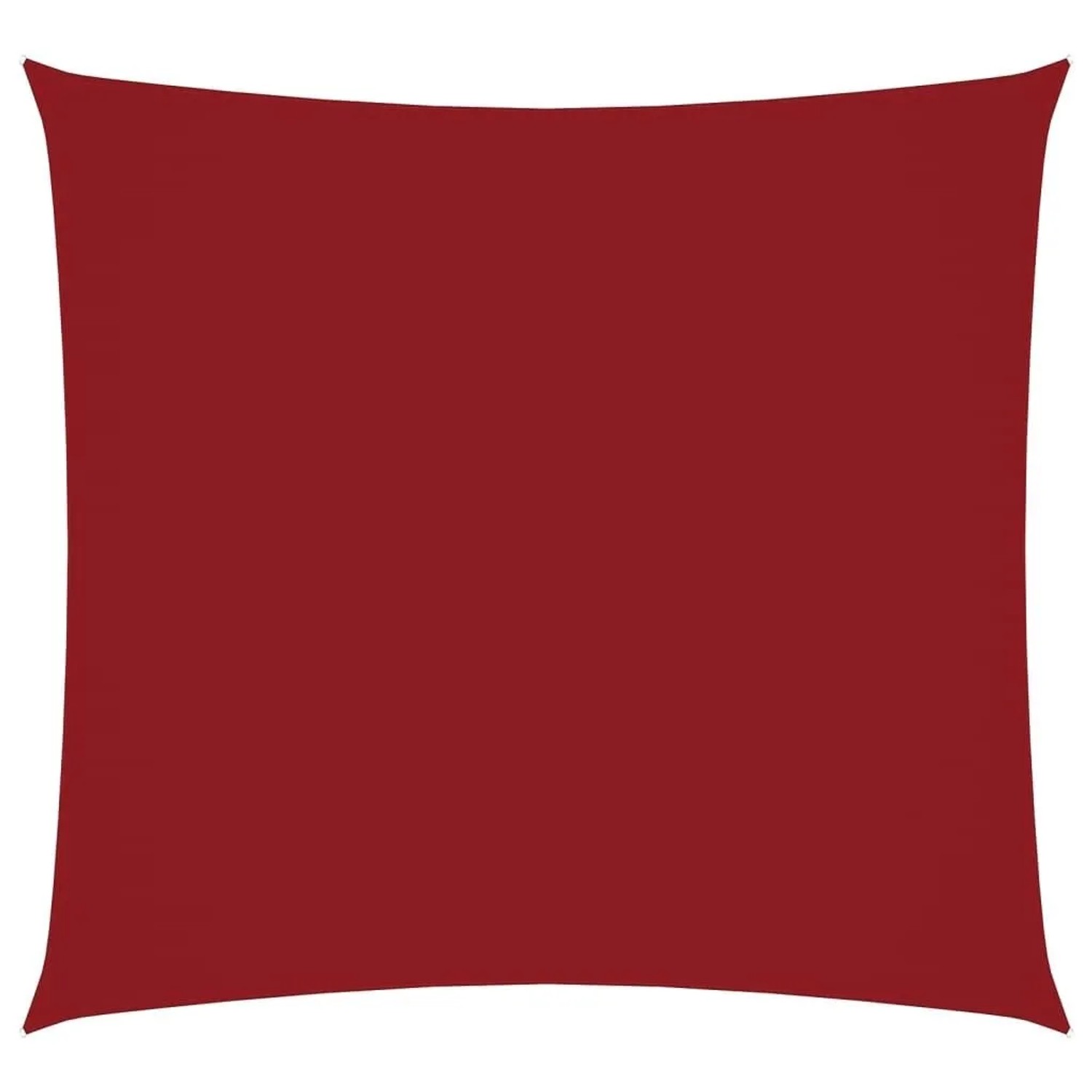 Furnicato Sonnensegel Oxford Gewebe Quadratisch 6x6 M Rot
