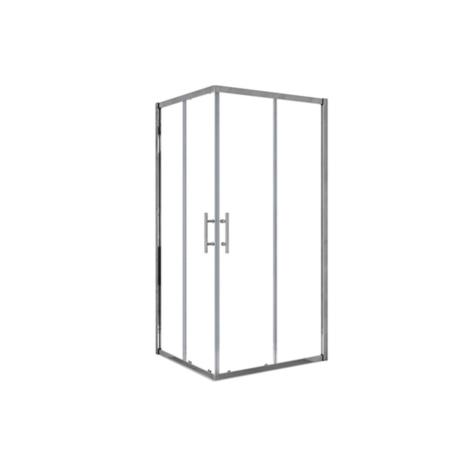 Duschparadies Duschkabine 110x100cm Duschabtrennung Eckdusche 6mm ESG Siche günstig online kaufen