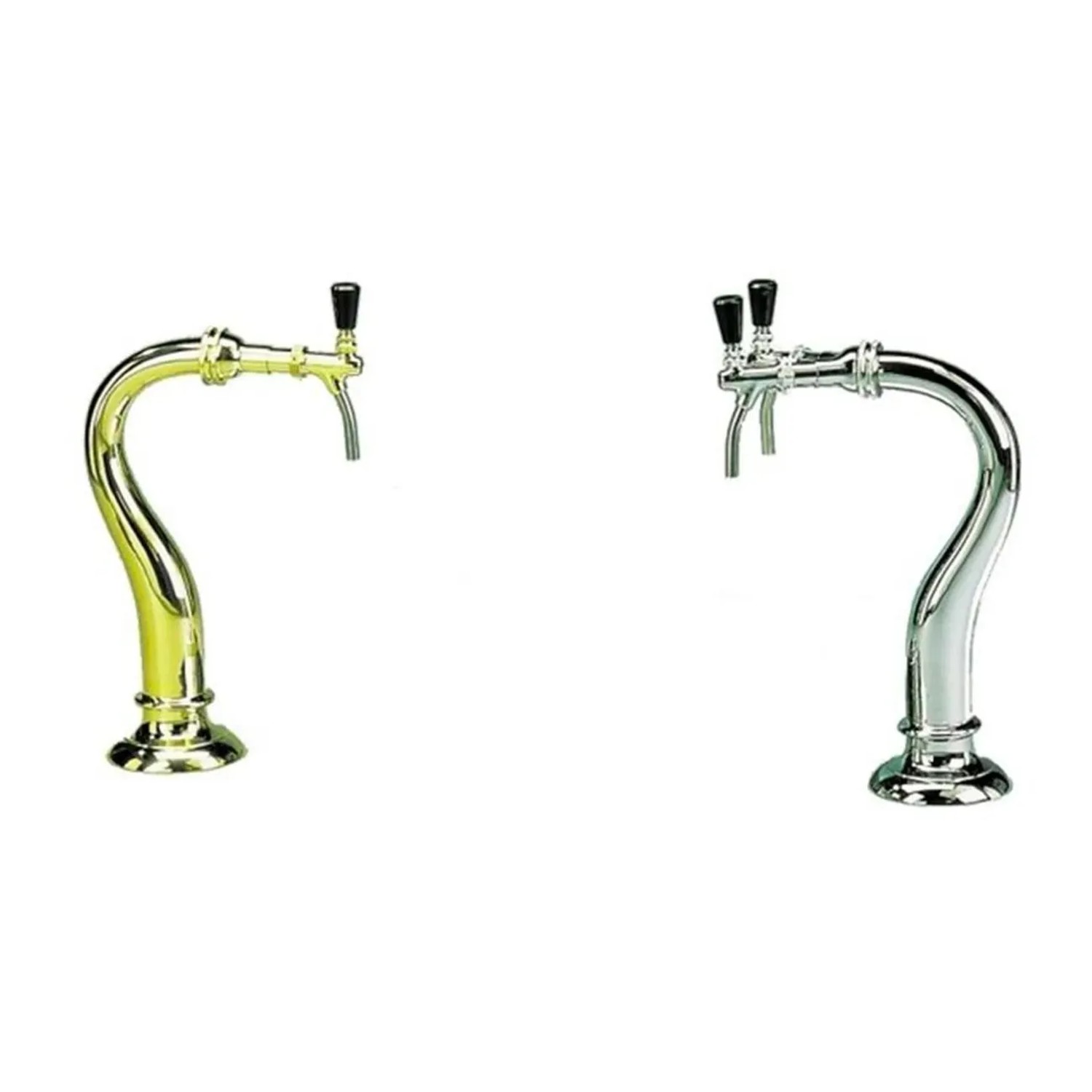 Ich-Zapfe Bierzapfsäule Schwanenhals Messing