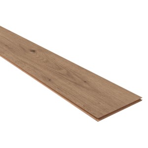Kaindl Laminat Eiche Ferrara, 8 mm, wasserfest. Braune Holzoptik Diele mit deutlicher Maserung.