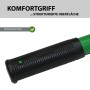Detailaufnahme des Bolzenschneiders TRUTZHOLM mit rutschfestem, schwarzem Komfortgriff.