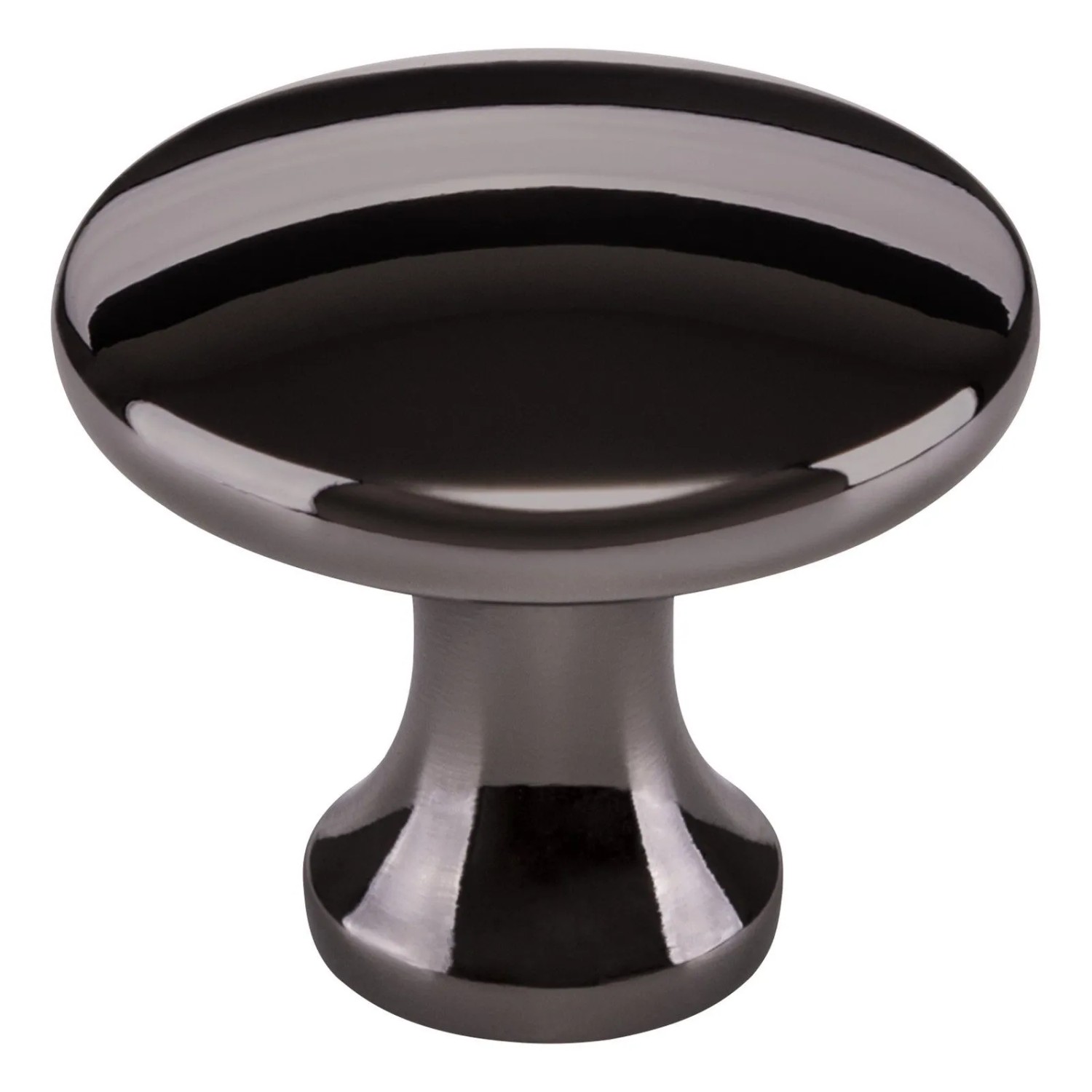 SOTECH Möbelknopf DENISE Ø29 mm Schwarz Verchromt