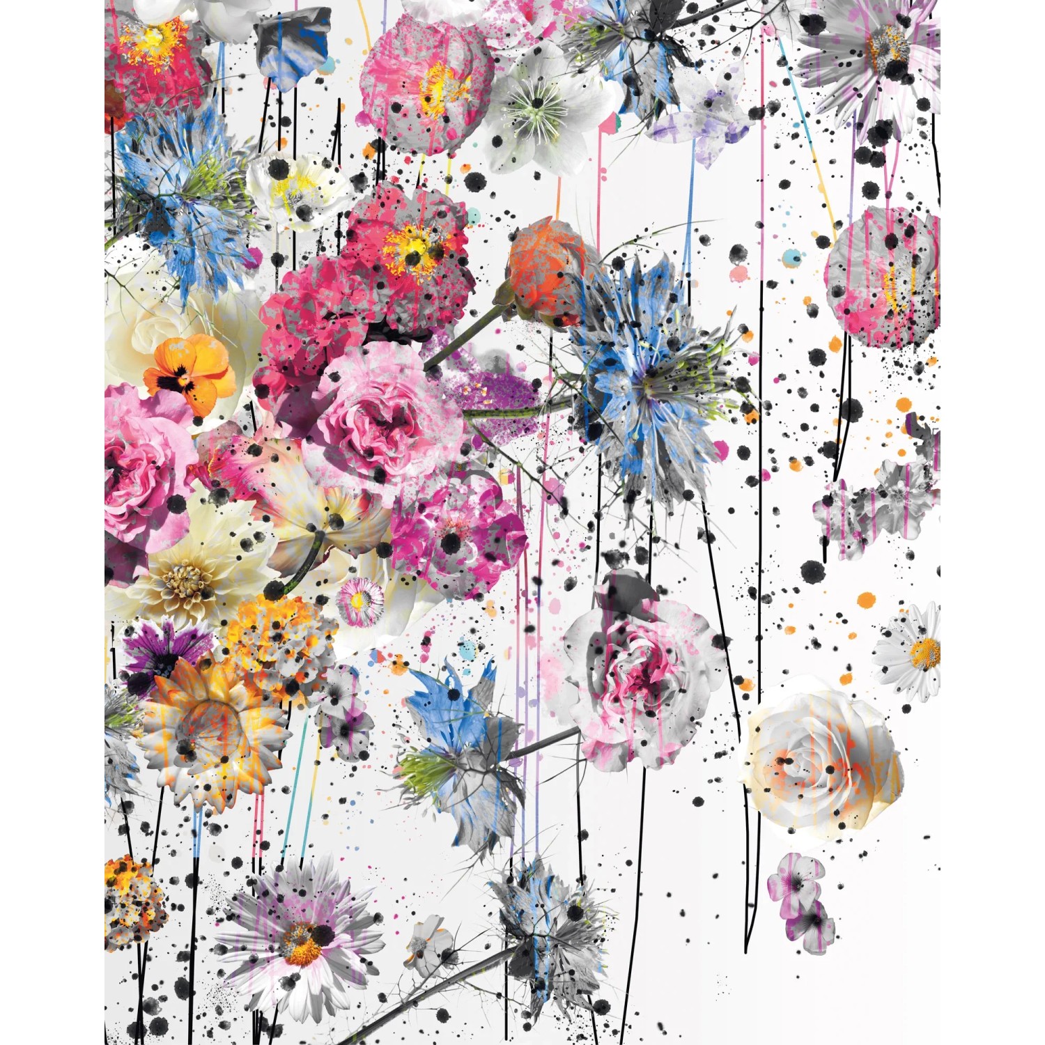 Komar Vliestapete Lush, glatt, floral