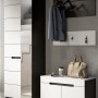 Inn.Furn Garderoben-Set 4-teilig in Weiß und Grau 160 cm Cooper_3
