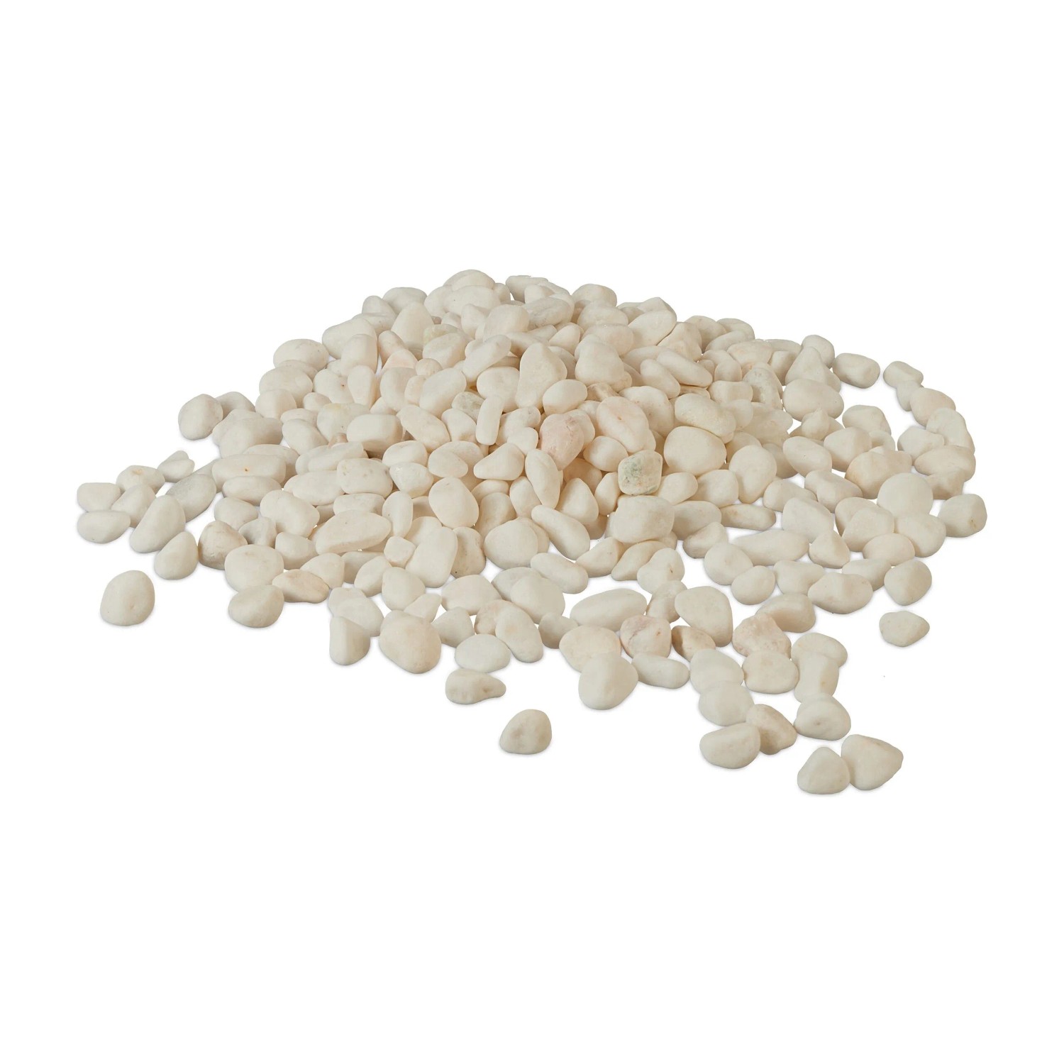 Relaxdays Marmorkies Marmor Weiß 5 kg 5 bis 15 mm