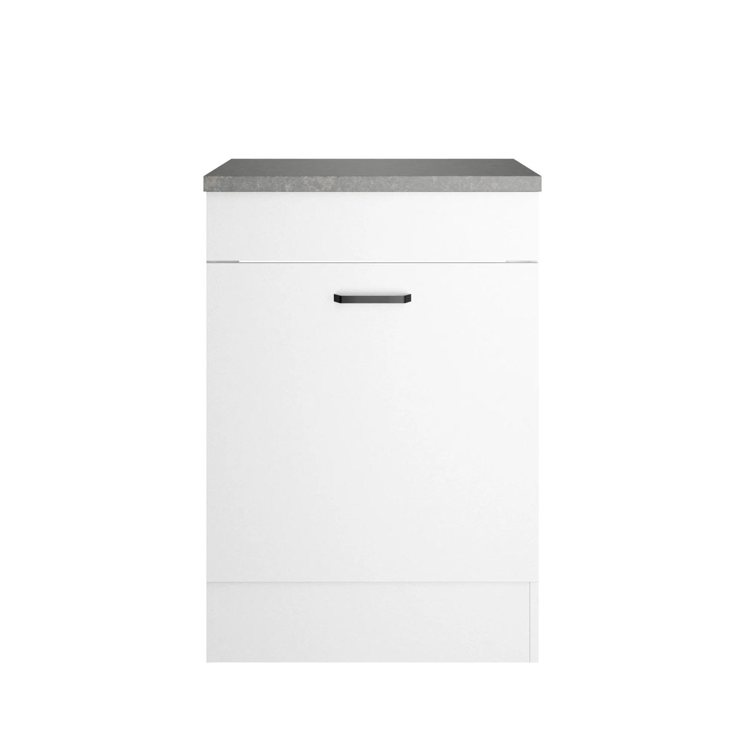 OPTIFIT Spülenunterschrank Bonn214 60 x 88 x 60 cm Weiß