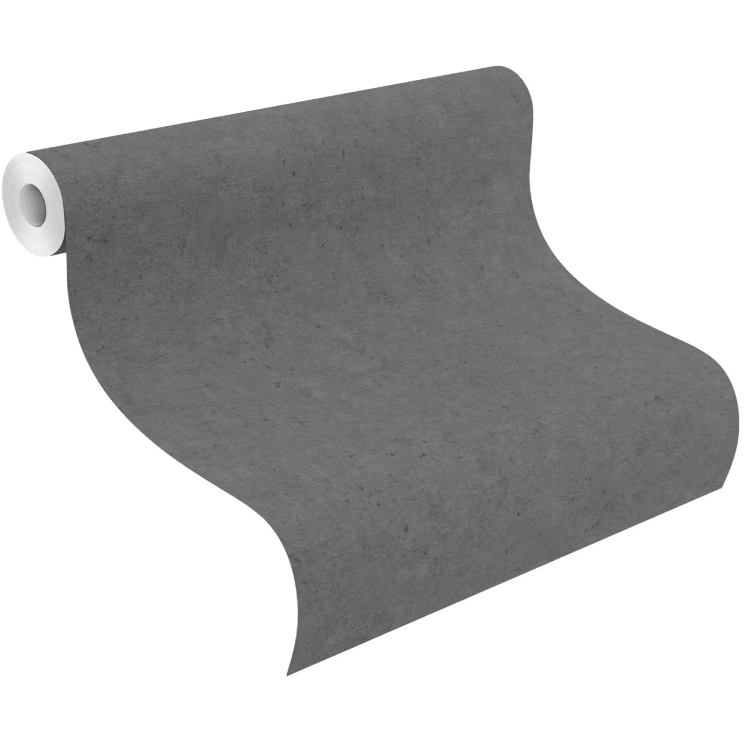 Rasch Vliestapete Factory V in Beton Offblack Optik, Rollenmaß 10,05x0,53m.