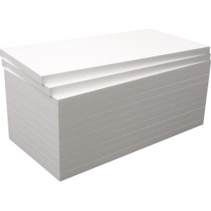 Styropor-Fassadendämmplatten EPS 035 WDV, 60 mm stark, zur Wärmedämmung im Paket.