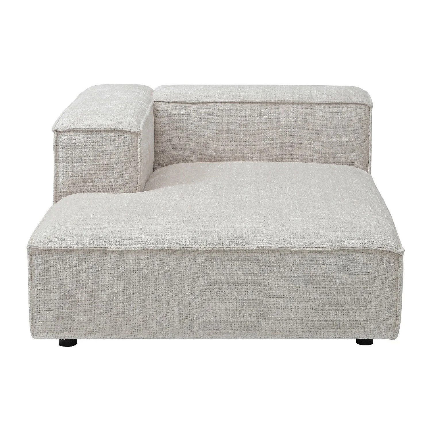 Vente-unique Recamiere Ohne Schlaffunktion Ruzolo Beige 120 cm