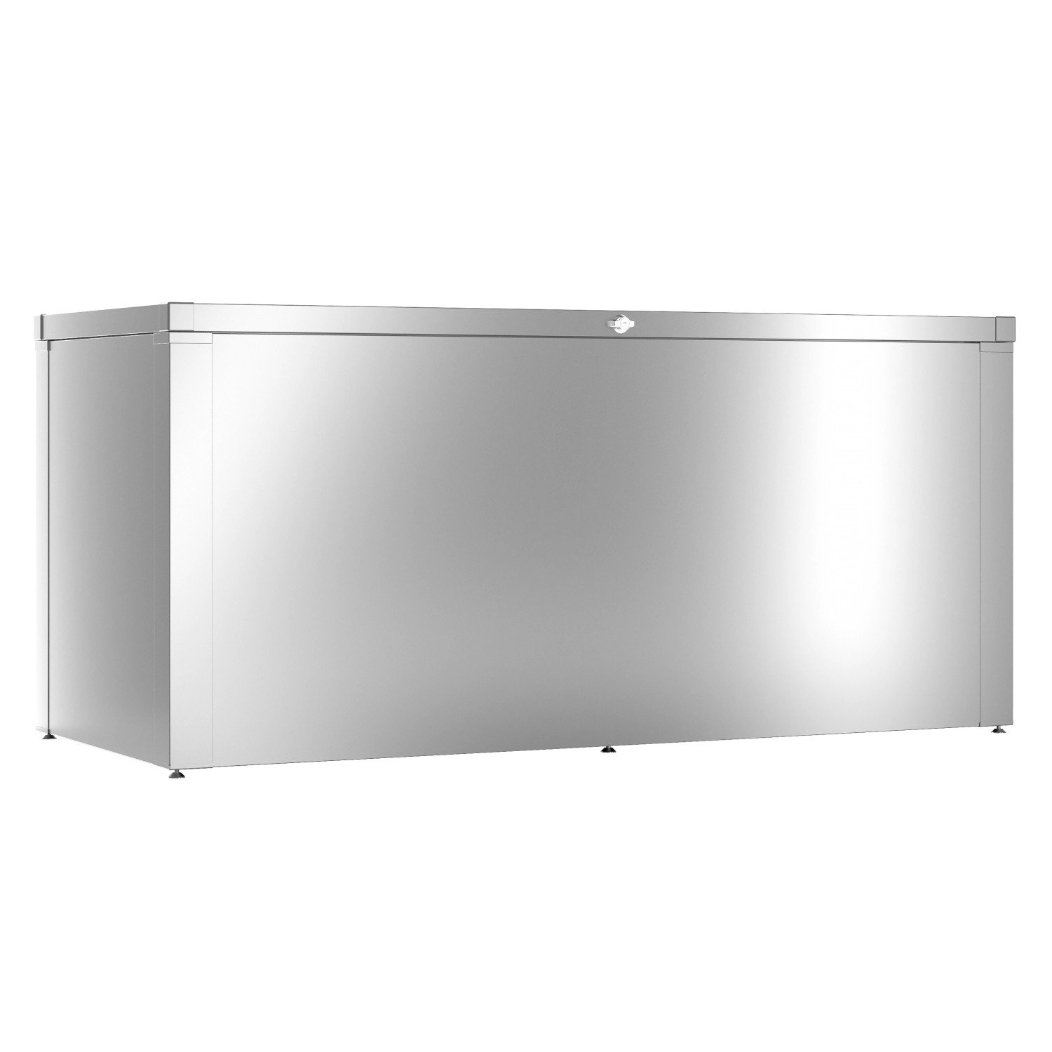 Guardi Gartenbox 82,2 cm x 179 cm x 76,5 cm Silber Metallic günstig online kaufen