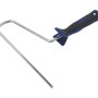 LUX Farbroller-Bügel mit 2K-Softgriff, 25 cm, schwarz-blau.