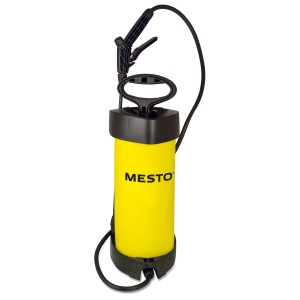 Gelbes Mesto Flori 3232R Drucksprühgerät mit 5 l und 3 bar für Garten und Pflanzenpflege.