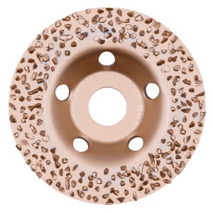 kwb Schleifteller, hartmetallbestreut, Ø 11,5 cm, grob. Zubehör für Winkelschleifer.