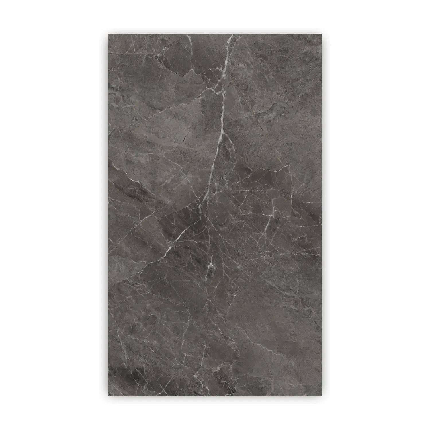 Walllux Duschrückwand Marmor Dunkelgrau Alu-Verbund 3 mm 150 x 255 cm