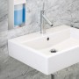 Relaxdays Eurospender Kunststoff Weiß Silber Hygienisch 500 ml_3