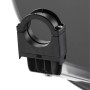 Schwarzer Feedhalter der Hama SAT-Antenne 80 cm Anthrazit für LNB-Montage am Aluminium-Reflektor.
